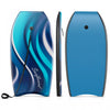 Costway 41\" Lightweight Body Board With Eps Core Xpe Deck Hdpe Bottom Crescent Tail Blue