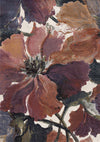 Amelia Dense Cream Pink Purple Floral Area Rug - 5'3\" x 7'7\"