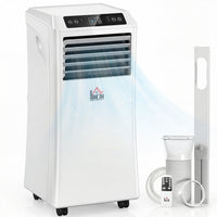 HOMCOM Portable Air Conditioner with 4 Modes and 258-441 Sq. Ft Coverage