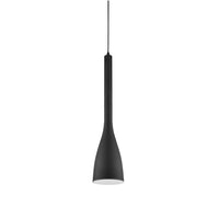 Dainolite Single Pendant Small Matte Black Finish Lamp