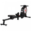 Soozier Magnetic Rowing Machine, Foldable Rower With 8 Level Resistance, Digital Monitor & Transport Wheels For Home Gym