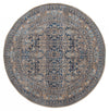 Ariana Traditional 5'0\" x 5'0\" Area Rug in Blue Indoor Area Rug