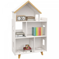 Qaba Toy Storage Organizer For Kids, 3-tier Kids Toy Storage For Organizing Books, Toys, Toy Organiz