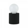 Dainolite Tonya 1 Light Table Lamp Matte Black