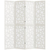 HOMCOM 4 Panel Room Divider, 5.6 FT Lightweight Privacy Screen, White