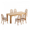 Paragon and Rockaway Modern Industry Chic 7-Piece Dining Set in Oatmeal and Natural Dining Room Set | Ensemble de salle a manger chic industriel moderne Paragon et Rockaway 7 pieces en flocon d’avoine et naturel