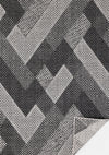 Brooke Two-Sided Chevron Outdoor Area Rug - 7'10