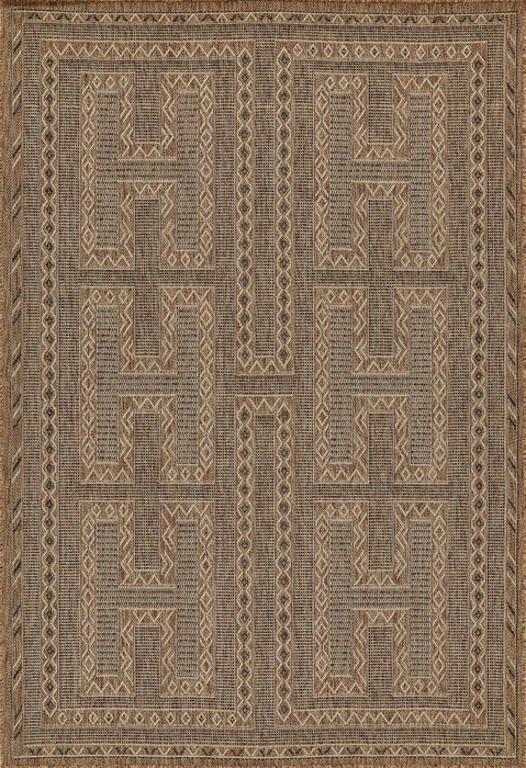 Hazel Transitional 5'3\" x 7'0\" Area Rug in Ivory Indoor Area Rug