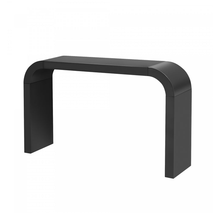 Olivia Modern Minimalist Elegant Design Console Table,Black Sofa Table