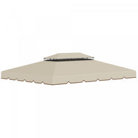 Outsunny 13.1' X 9.8' Gazebo Replacement Canopy, Gazebo Top Cover With Double Vented Roof For Garden