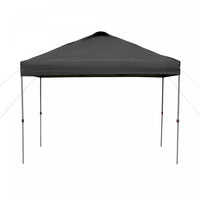 Outsunny 10' X 10' Pop Up Canopy Tent With Airy Top Vent And Bag, Black