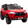 Qaba 2 Seater Electric Car For Kids, 12v 7ah Lexus Gx550 Licensed Battery Powered Ride On Car With Remote Control, 4 Wheel Suspension System, Usb, Led Light, 3 Speed, Red