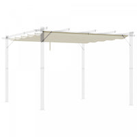 Outsunny Replacement Pergola Canopy Cover For 9.8' X 9.8' Pergola, Cream