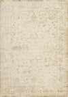 Ellis Subtle Traditional Elegant Beige Cream Area Rug - 5'3