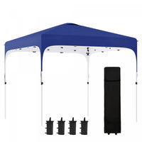 Outsunny 10' X 10' Pop Up Canopy Tent, Instant Sun Shelter, Tents For Parties, Height Adjustable, Wi