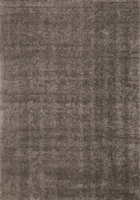 Brooklyn Dark Taupe Shag Area Rug - 5'3