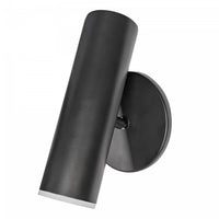 Dainolite Constance LED Wall Sconce 6w Matte Black Frosted Acrylic Diffuser Lamp