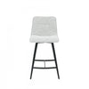 Corbin Light Grey Upholstered Bar Stool (Set of 2)