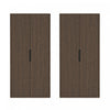 Rivington Modern 38\" Bookcase Cabinet in Walnut - Set of 2