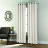 Shadow Off-White Grommet Curtain Panel - 52\" X 84\"