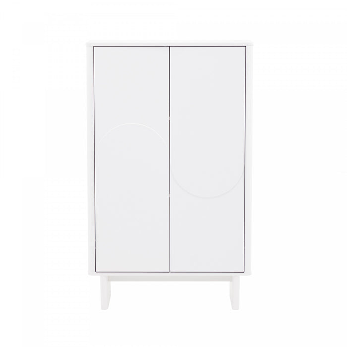 Ella Modern 32\" Accent Cabinet in White