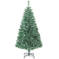 HOMCOM 6' Artificial Christmas Tree with Realistic Branches Green