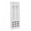 Space-saving Entryway Organizer with Shoe Storage - White