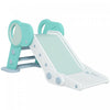 Qaba Toddler Slide Indoor, Foldable Kids Slide For Boys Girls 1.5-3 Years Old, Green