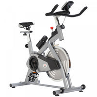 Soozier Upright Exercise Bike, Home Gym Cycling Fitness Machine, Equipment With Adjustable Resistanc