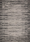 Jackson Black Grey Distressed Outdoor Rug, 5'3\" x 7'7\" Outdoor Area Rug
