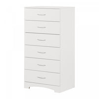 Step One 6-drawer Chest - Pure White 