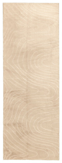 Somos Contemporary Beige Washable Rug 1'10