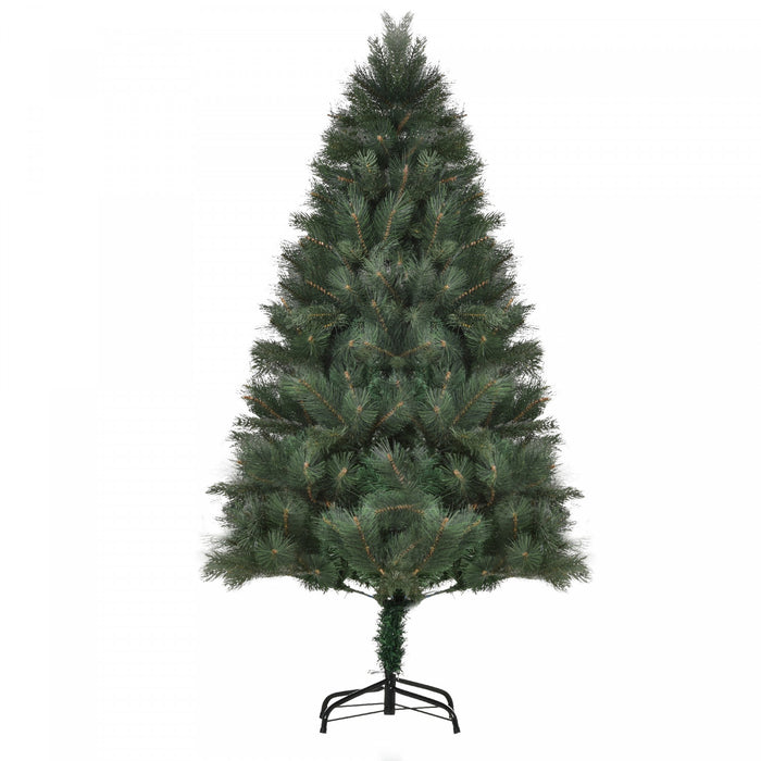 Homcom 5ft Artificial Christmas Tree With 343 Branch Tips