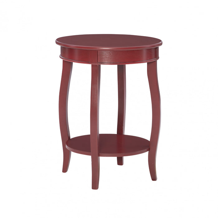 Rainbow Chairside Table - Red