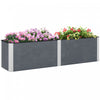 Outsunny 6.6' X 1.6' X 1.8' Raised Garden Bed With Open Bottom Grey