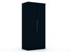 Mulberry Contemporary Modern 2-Piece Wardrobe Closet in Midnight Blue