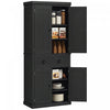 HOMCOM 72\" Kitchen Pantry, Freestanding Storage Cabinet with Drawer, Doors