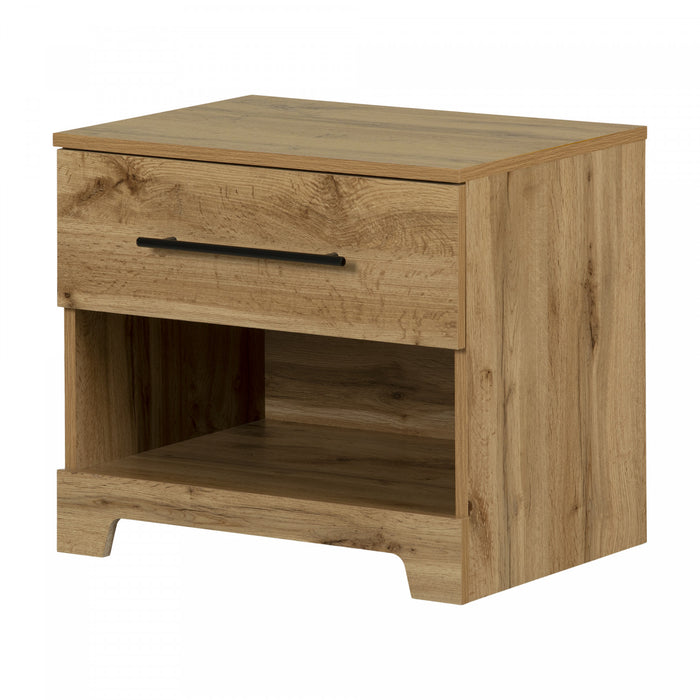 Barcelo 1-Drawer Nightstand Nordik Oak - South Shore