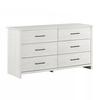 Fernley 6-Drawer Dresser - White Pine