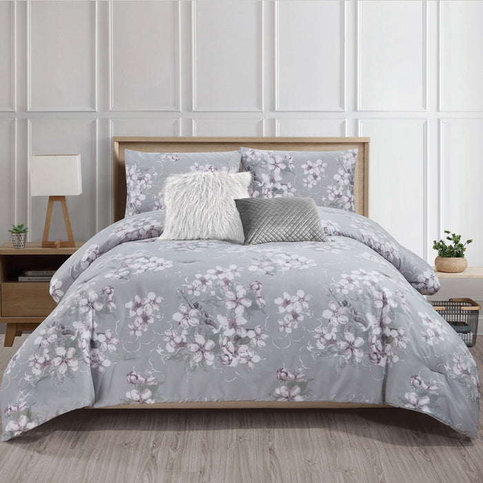 Alysse 5-Piece Floral Comforter Set
