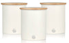 Salton Swan Nordic White Cannisters - Set of 3