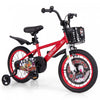 Costway 16\" Kid's Bike For 4-7 With Height-adjustable Handlebar & Saddle Handbrake Red
