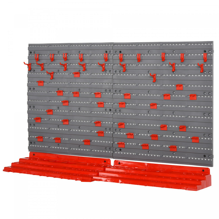 Durhand 54 Piece Wall Mounted Tool Organizer
