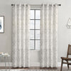 Habitat Jenny Grey Light Filtering Grommet Curtain Panel - 52 x 84