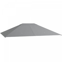 Outsunny 10' X 13' Gazebo Canopy Replacement, Outdoor Gazebo Cover Top Roof Replacement With Vents A