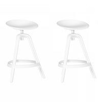 Olio White Kitchen Bar Stool - Set of 2