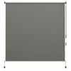 Outsunny Outdoor Roller Shade, 6' X 6' Patio Door Blinds, Dark Grey