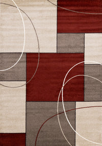 Charlotte Abstract Geometric Area Rug - 6'7