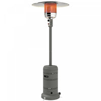 Outsunny 48000 BTU Portable Outdoor Propane Heater, Free Standing Adjustable Patio Gas Heater with Tip-over Protection and Wheels for Garden, 32.3