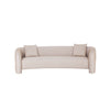 Sylvia Modern Glam 104\" Tweed Loveseat in Gold Dust